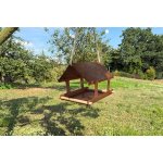Corgarden Nido Ptačí krmítko 30 x 25 x 23 cm corten 1039 – Hledejceny.cz
