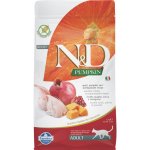 N&D Pumpkin Adult Cat Grain Free Neutered Quail & Pomegranate granule 1,5 kg – Zboží Dáma