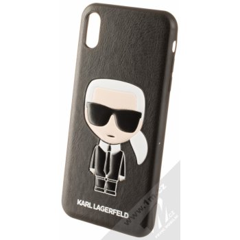 Pouzdro Karl Lagerfeld Ikonik Case iPhone XS Max černé