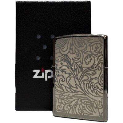 Zippo Black Ice gelasert "Filigree – Hledejceny.cz