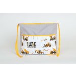 Jan peří kapsář do školy na lavici stavební stroje na šedé – Sleviste.cz