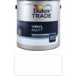 Dulux Vinyl Matt PBW Pure Brilliant White bílá 2,5 L vodou ředitelná disperzní barva – Hledejceny.cz