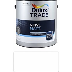 Dulux Vinyl Matt PBW Pure Brilliant White bílá 2,5 L vodou ředitelná disperzní barva