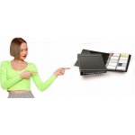 VISIFIX Kroužkový vizitkář ® A4 pro 400 ks vizitek antracitová – Zboží Živě