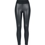 Urban Classics legíny z imitace kůže s vysokým pasem legíny černé – Hledejceny.cz