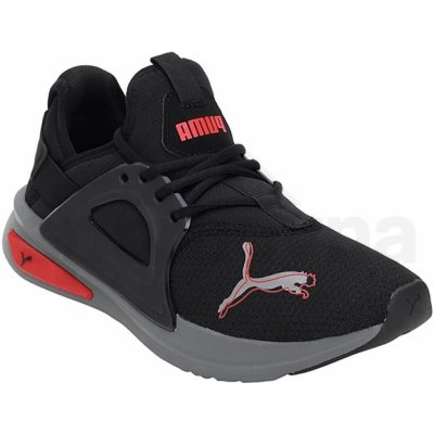 Puma Softride Enzo Evo Logo 37791601 sportovní black/red – Zboží Mobilmania