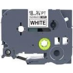 Kompatibilní páska s Brother TZ-FX241/TZe-FX241 flexi,18 mm x 8 m černý tisk/bílý podklad – Zboží Živě