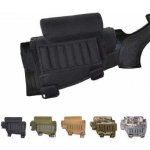 Buvele Zvýšená lícnice Návlek na pažbu s poutky na 7ks nábojů Písková – Sleviste.cz