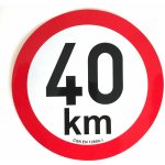 Omezení rychlosti 40 km retroreflexní pr. 200 mm – Zboží Živě