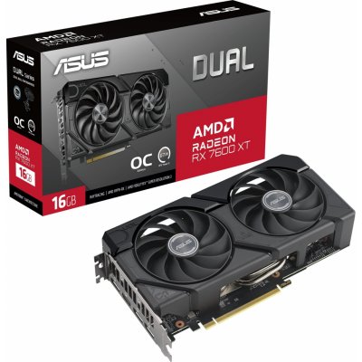 Asus DUAL-RX7600XT-O16G 90YV0K21-M0NA00 – Zboží Mobilmania