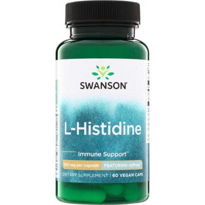 Swanson L-Histidine 500 mg 60 rostlinných kapslí – Hledejceny.cz