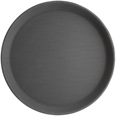 Kristallon kulatý protiskluzový tác plastový černý 280mm – Hledejceny.cz