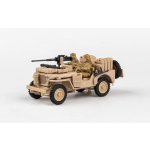 Abrex Cararama Ton Military Vehicle With Gun Sandy žlutá 1:4 1:43