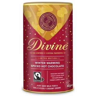 Divine Chocolate Horká čokoláda Divine s vánočním perníkovým kořením, 300 g