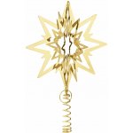 Georg Jensen Pozlacená vánoční ozdoba špice na stromeček Star Small, zlatá barva, kov – Hledejceny.cz