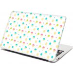 Sablio Samolepka na notebook Zmrzlinky s muffiny - 29x20 cm – Zboží Živě