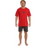 Gina 79116 pánské pyžamo krátké červeno šedé – Hledejceny.cz