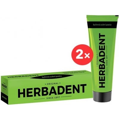 Herbadent bylinná s fluorem 2× 100 g