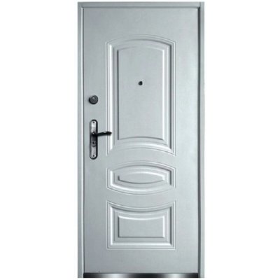 O.K. Doors Venkovní ocelové vchodové dveře RA13-02, bílé, 90 L