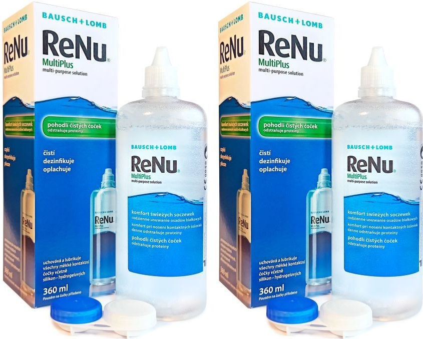 Bausch & Lomb Roztok ReNu MultiPlus 2 x 360 ml