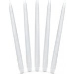 Kónická - dlouhá svíčka bílá 24 cm - 10 ks – Zboží Mobilmania