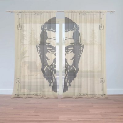 Sablio Záclony Vikingové Pergamen: 2ks 150x250cm – Hledejceny.cz