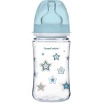 Canpol babies Newborn láhev na mléko modrá Hvězdy 240ml – Sleviste.cz