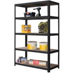 Fistar Regál 2000 x 900 x 300 mm 5 polic černý – HobbyKompas.cz