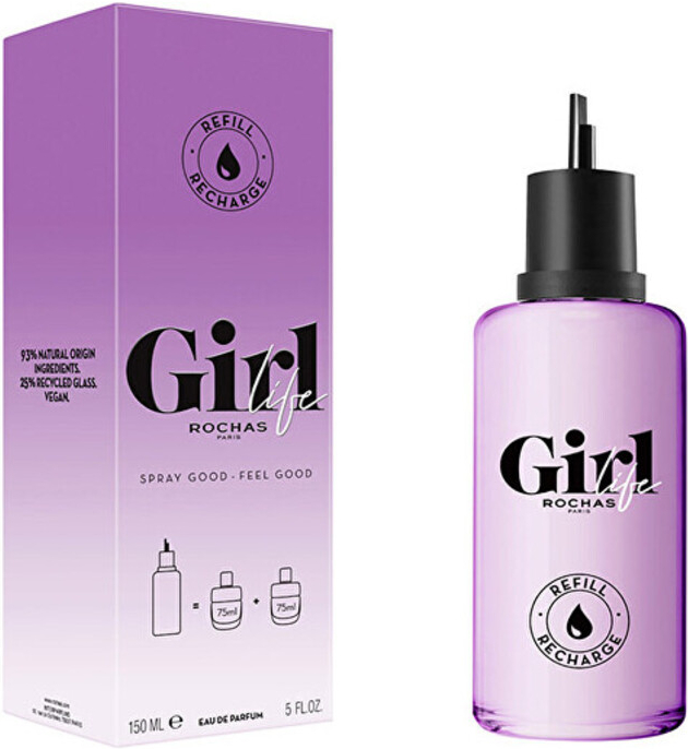 Rochas Girl Life parfémovaná voda dámská 150 ml náhradní náplň