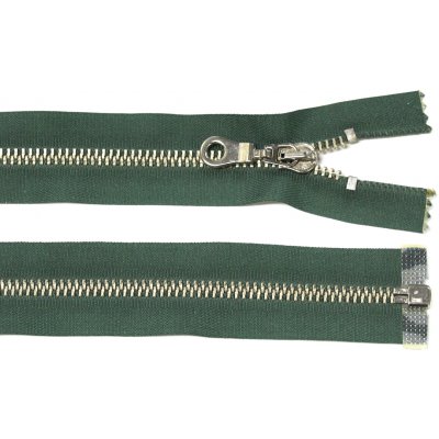 WICO Kovový zip no.5 rozepínací 70cm zelený (stříbrné zoubky) – Hledejceny.cz