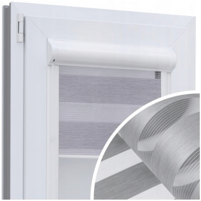 VOPPI ROLETA DEN A NOC V KAZETĚ 50x150 CM PAŘÍŽSKÁ ŠEDÁ – Zboží Mobilmania