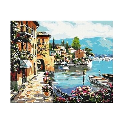 ASTRA Malování podle čísel: Prázdniny plátno na rámu 50 x 40 cm – Zboží Dáma