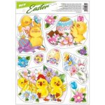 Okenní fólie velikonoční VE011 30x42cm s glitrem – Hledejceny.cz