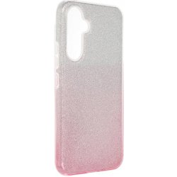 Pouzdro Forcell SHINING SAMSUNG Galaxy A54 5G transparent/růžové