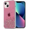 Pouzdro a kryt na mobilní telefon Apple Cadorabo Pouzdro pro Apple iPhone 14 Ochranné pouzdro v růžové barvě Pouzdro na mobilní telefon TPU pouzdro Glitter Cover Case Glitter