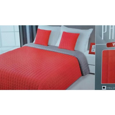 Eurofirany přehoz na postel PAULA červený 170 x 210 cm