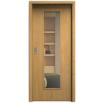 Sapeli Elegant Komfort M55 posuvné dub natur 70 x 210 cm Planibel bronz – Hledejceny.cz