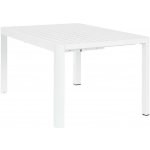 Bizzotto Kiplin 149 x 97/149 cm Bílý hliníkový rozkládací zahradní stůl – Hledejceny.cz