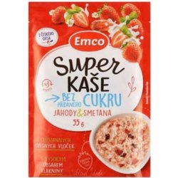 Emco Super kaše jahody se smetanou 55 g
