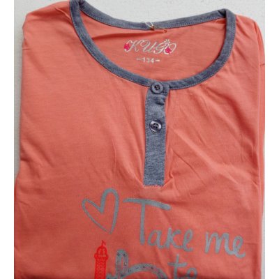 Kugo T1179 broskvová – Zboží Dáma