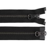 Zip kovový YKK No 5 dělitelný 2 jezdce / dvoucestný 70 cm na kožené bundy Varianta: černá černý nikl, Balení: 1 ks – Hledejceny.cz