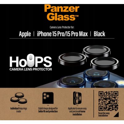 PanzerGlass Camera Protection Rings Apple iPhone 15 Pro / Pro Max- Hoops Rings 1139 – Hledejceny.cz