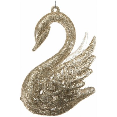 Dakls Swan vánoční ozdoba zlatá – Hledejceny.cz