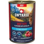 Ontario Adult hovězí pate s příchutí spiruliny 400 g – Hledejceny.cz