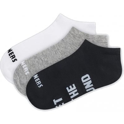 Skinners Low Cut 3 Pack White/Grey/Black – Zboží Dáma Skinners Low Cut 3 Pack White/Grey/Black – Zboží Dáma
