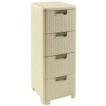 Curver RATTAN Style zásuvka 4x 14 l 06605-885 – Zboží Dáma