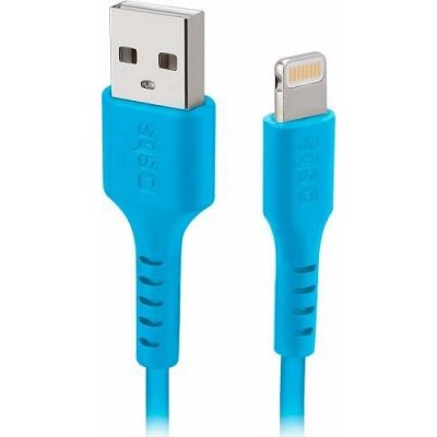 SBS TECABLEUSBIP589A USB/Lightning MFI, 1m, modrý – Zbozi.Blesk.cz
