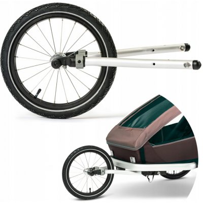 Croozer Běžecký set pro dvoumístný vozík Jogging Kit Keeke Vaaya 2 – Sleviste.cz