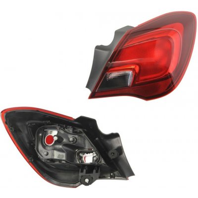 ZADNÍ SVĚTLO, LAMPA PRAVÉ 3D OPEL CORSA E, 11.14- OE: 13454499, 13428456, 1222568 DEPO – Hledejceny.cz