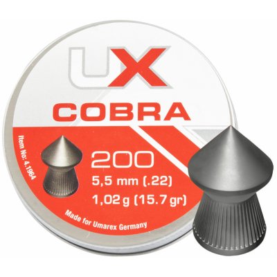 Diabolky Umarex Cobra 5,5 mm 200 ks – Zbozi.Blesk.cz